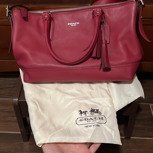 Coach Legacy Molly East/West Leather Tote Shoulder Bag - Picture 12 of 15